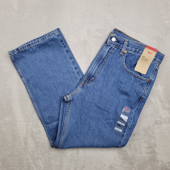Levis 565 Jeans Men 34x30 Loose Straight Denim Pants Modern Classic A72210000 - Picture 1 of 8